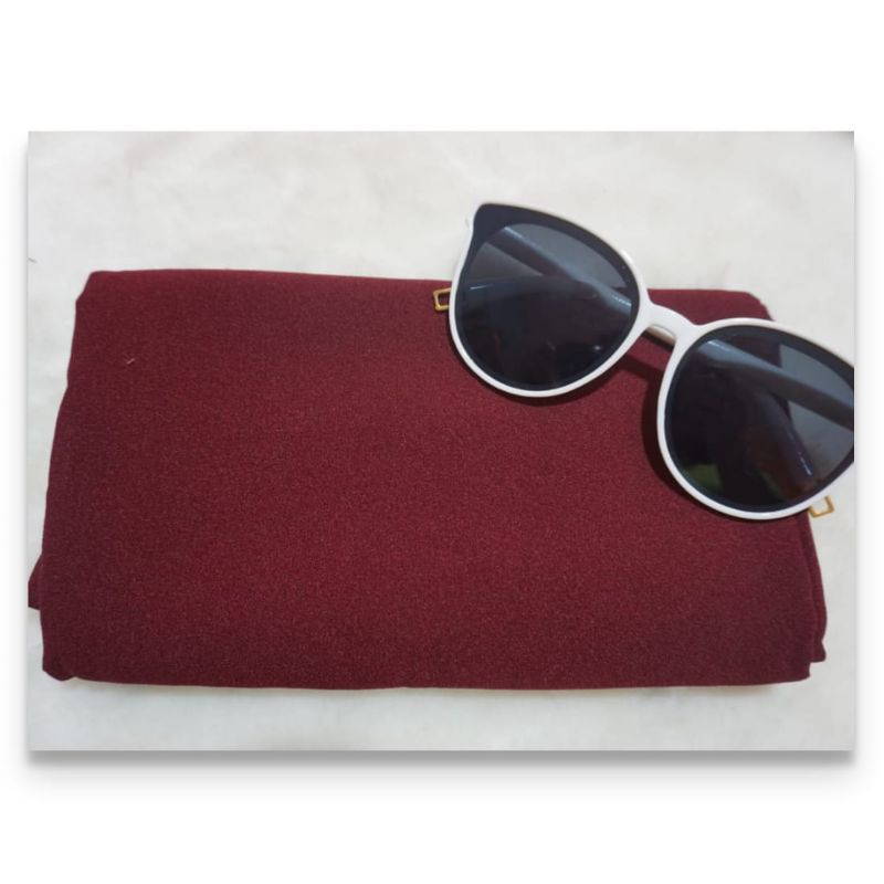 Pashmina Sabyan 175x75 cm Hijab Diamond Kerudung-175 Maroon