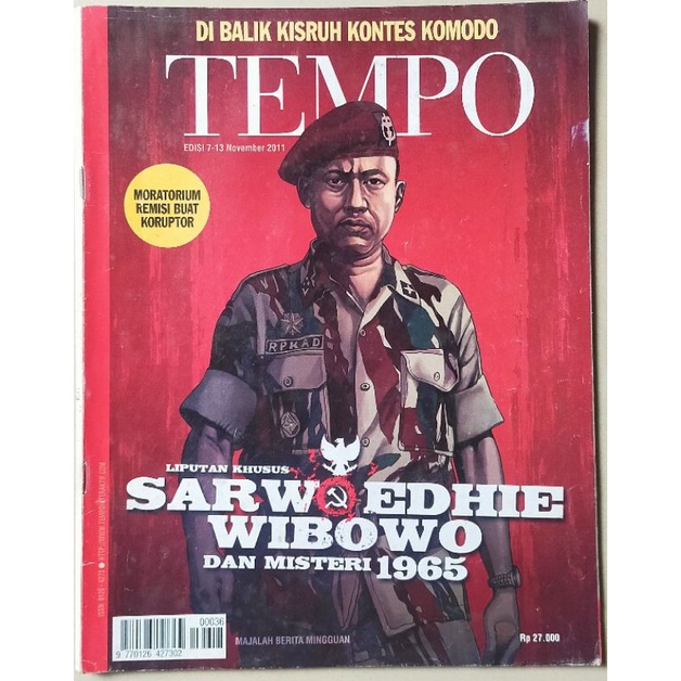 Majalah Tempo Liputan Khusus November 2011 - Sarwo Edhie Wibowo dan Misteri 1965