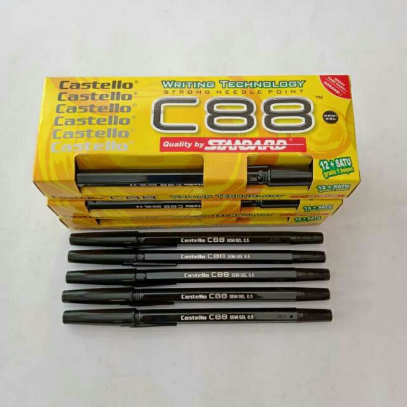 

Pulpen Castello 1 pack Isi 12pcs + 1 Free