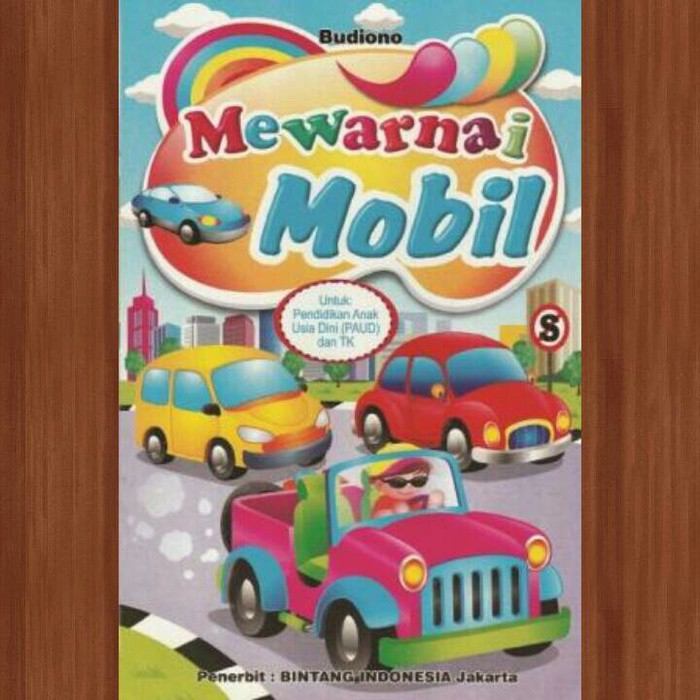 Buku Mewarnai Kecil - Seri Mobil