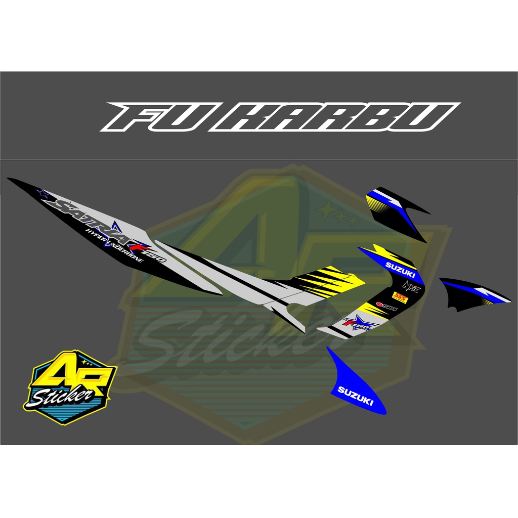 (KODE I) Striping satria fu Barong  / Striping satria Barong /Striping Satria Fu lama / Striping Sat
