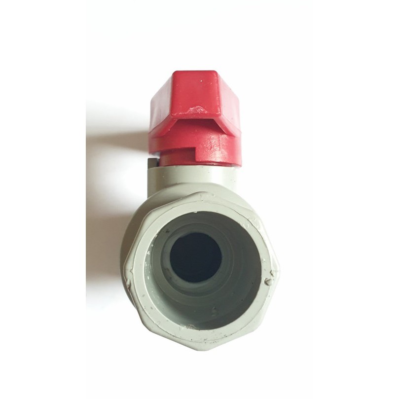 Ball Valve Stop Kran PVC Polos 1/2&quot; HSS Ballvalve Plastik Polos 1/2 Inch