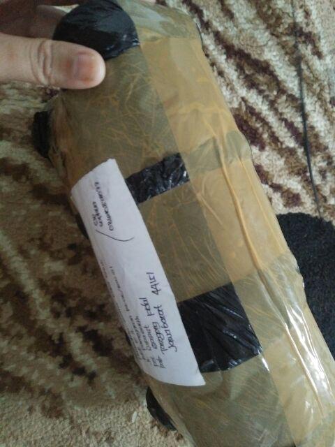 Handuk Lis Merah Putih Corak 50x100 By Terry Palmer