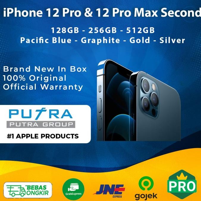 (SECOND) iPhone 12 Pro | Pro Max 128GB 256GB 512GB 128 256 512 Bekas
