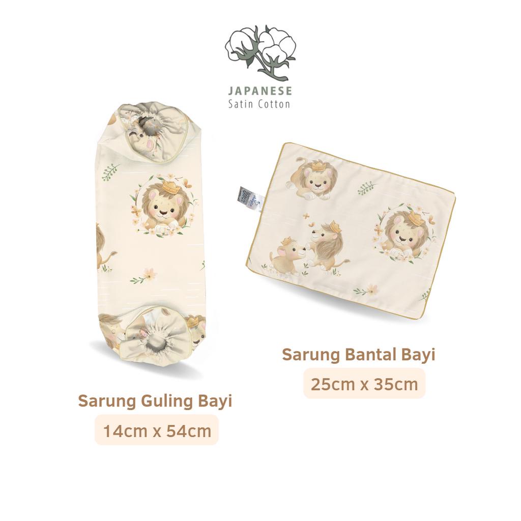 Obayito Sarung Bantal Baby ( Bayi ) set Isi 3 Bahan Katun Satin Jepang Terbaik