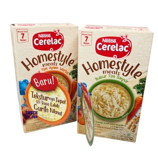 Nestle Cerelac Homestyle Meals Bubur Bayi 120g