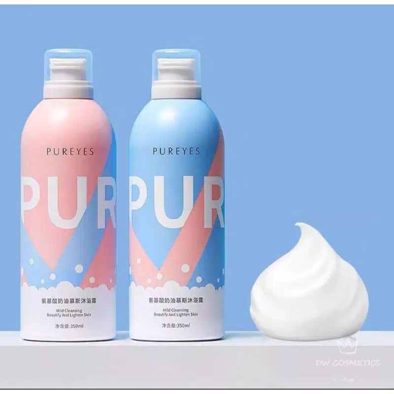 PUREYES MILD CLEASING FOAM/FOAM PEMUTIH KULIT WAJAH DAN BADAN ORIGINAL