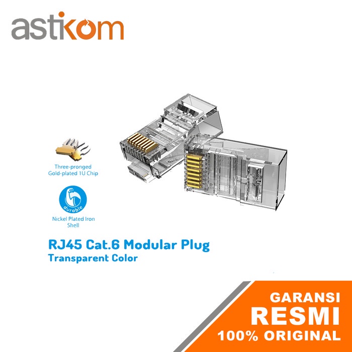 Vention Konektor RJ45 Cat6 UTP Modular Gigabit Plug Connector Ecer IDDR0