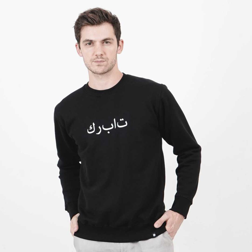 Karibatur Crewneck Classic Musetype Hitam