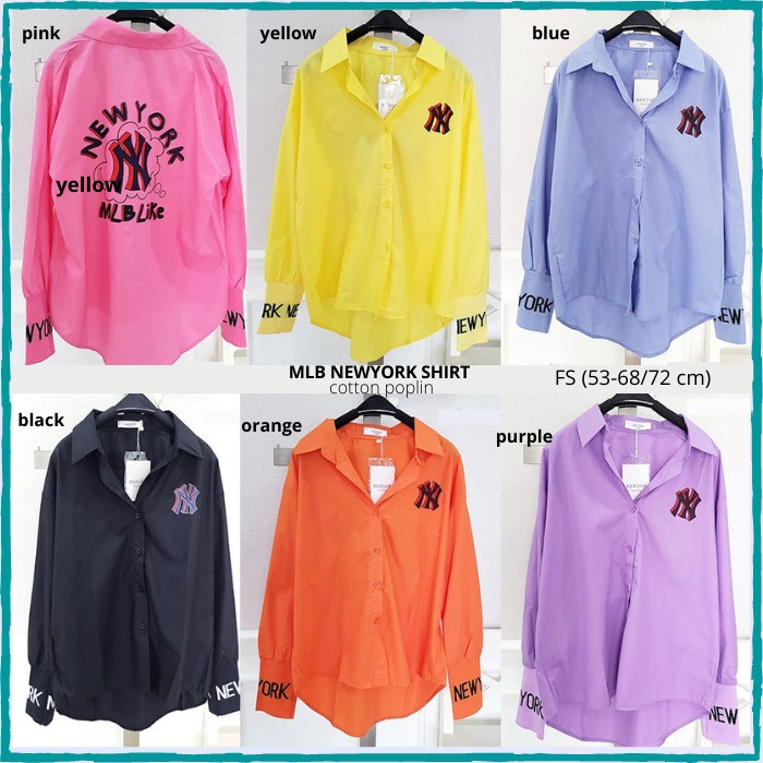 Kemeja Wanita Mlb Newyork Shirt