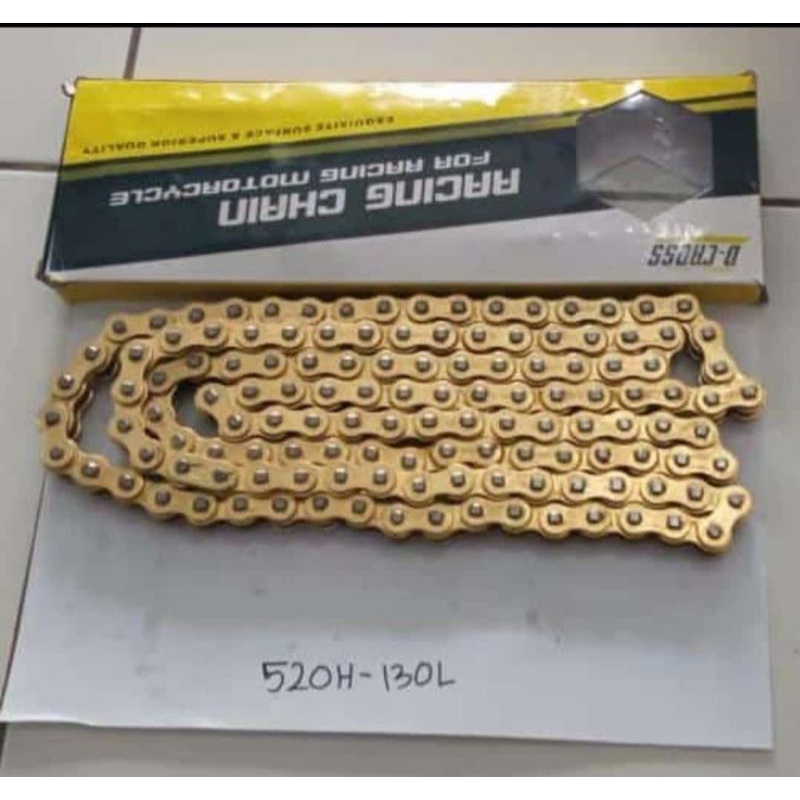 Rantai klx 250 ninja 250 cbr 250 tiger cbr 250 520 130 dcross gold / rantai ninja 250