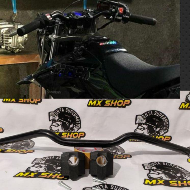 [KODE BARANG 9682] Paket Stang RZR set raiser pnp klx dtracker drag fu vixion cbr dll