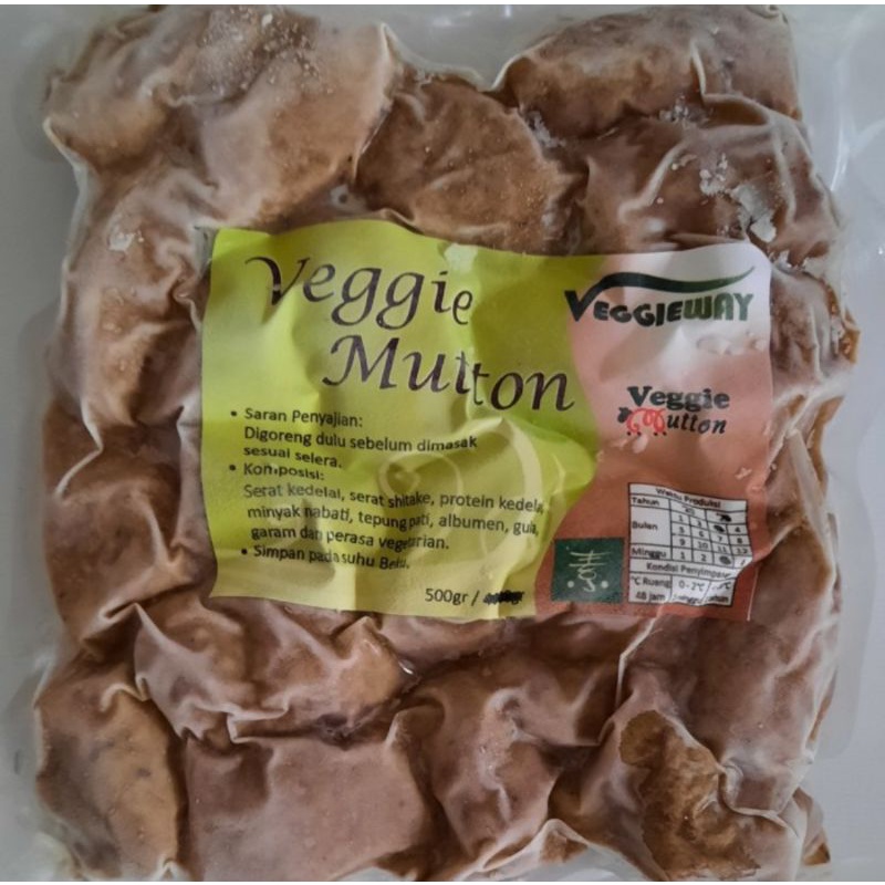

VEGGIE MUTTON - DAGING KAMBING VEGETARIAN (500 GR)
