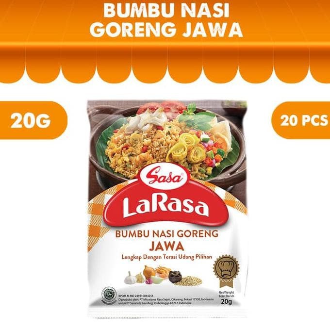 

LARASA NASI GORENG JAWA 20GR 20 PCS