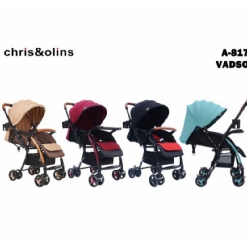 Stroller Chris Ollins Vadso A817 / Kereta Dorong Bayi Vadso Handle Reversible