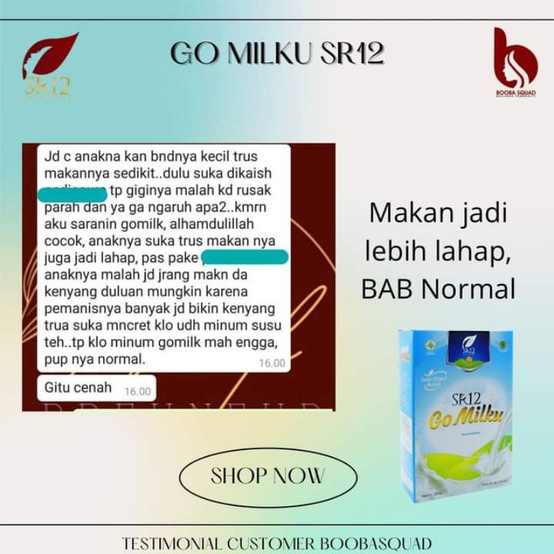 

GO MILKU SR12 SUSU KAMBING ETAWA HALAL BPOM MENINGKATKAN KESEHATAN IMUN TUBUH MELANCARKAN ASI ASLI