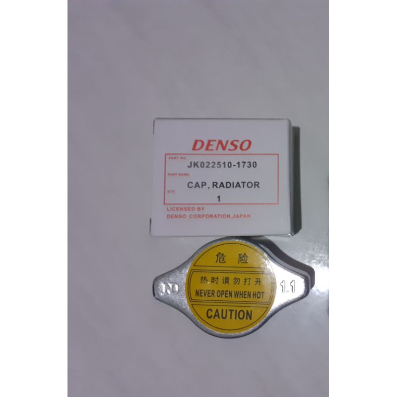 Tutup radiator/Radiator Cap Denso Universal Ukuran 1.1 Besar