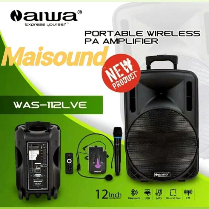 Speak | Speaker Meeting Portable Aiwa 12 Inch Isi Was-112Lve 112Lve 112 Lve
