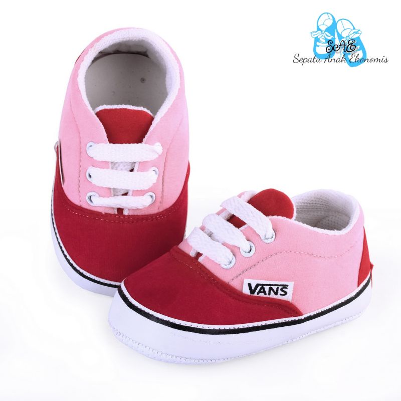 Baby shoes prewalker unisex sepatu anak belajar jalan New Arrival Combi Vanss | Sepatu Bayi