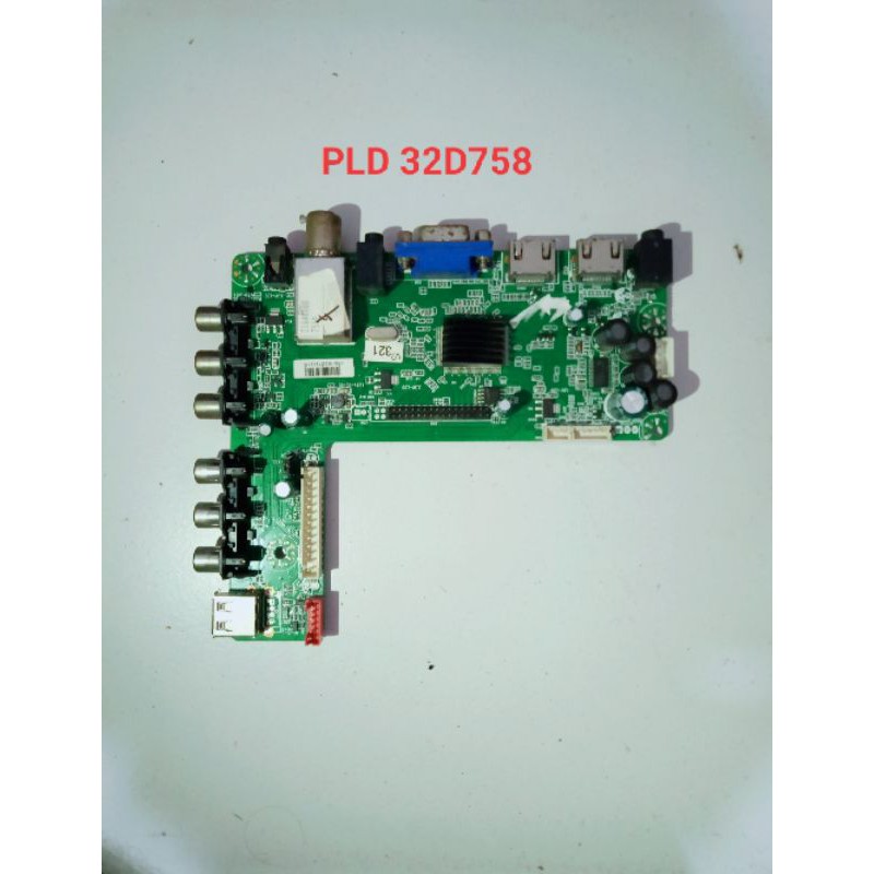 MB 32D758 PLD32D758 MESIN TV MAINBOARD TV LED POLYTRON PLD 32D758