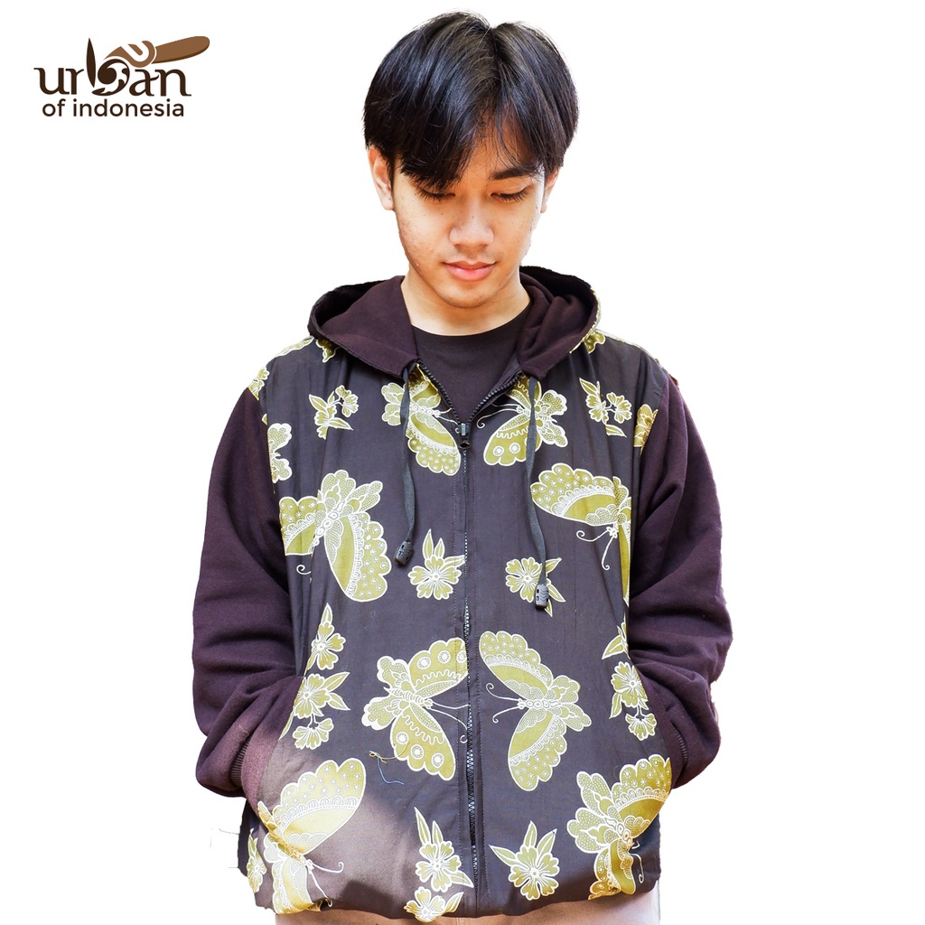 Jaket Batik Urban of Indonesia Floral Butterfly