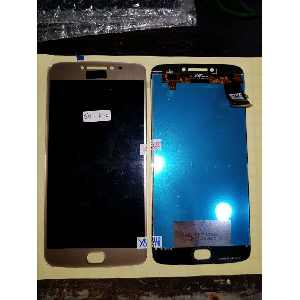 LCD 1SET MOTOROLA E4PLUS MOTOROLA E4 PLUS ORIGINAL GOLD