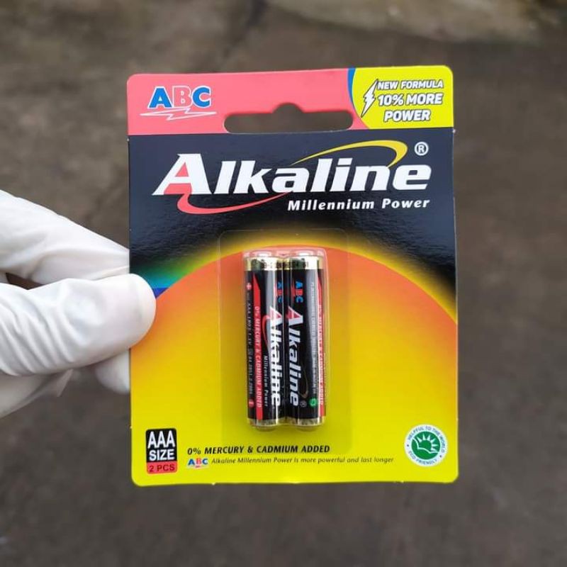 BATERAI ABC ALKALINE AAA 1.5V ISI 2PCS ORIGINAL BATTERY ALKALINE