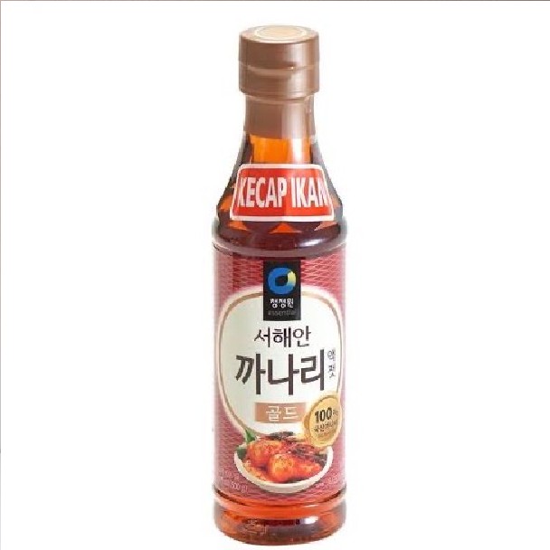 CHUNG JUNG ONE Daesang Canary Sauce / Kecap Ikan Teri Korea 500 Gram