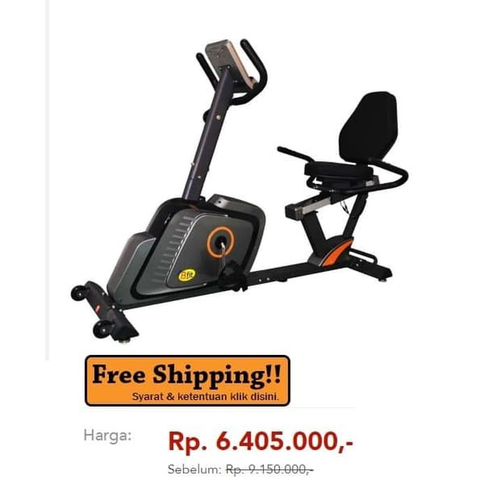 Recumbent Bike Bfit Model 375R / Sepeda Fitness