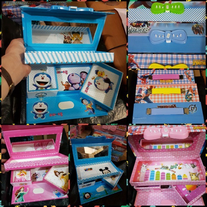 

Eklusif Kotak Pensil 3 Tingkat Animasi 3D+Kunci Kode Bagus