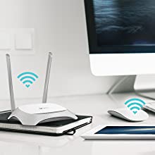 TP-LINK TL-WR840N 300Mbps Wireless N Router WIFI 2.4GHz 2 Antena Tplink