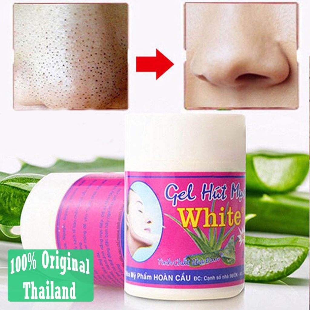 HUT MUN GEL THAILAND  Masker Jerawat Komedo Hidung - Hut Mun Gel Thailand - Gel Pengangkat Komedo Hidung