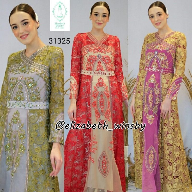 NEW ARRIVAL ELIZABETH WINSBY GAMIS MUSLIM FASHION GAMIS MUSLIM PESTA BAJU MUSLIM BRUKAT