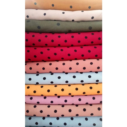 Kain Kiloan Motif Polkadot / Toko Rizwan