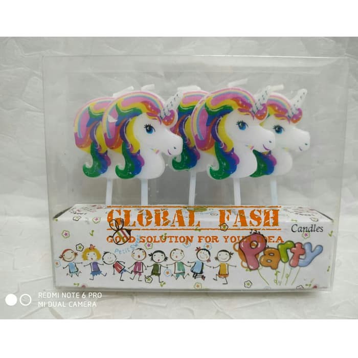 lilin unicorn / lilin karakter unicorn/ lilin ultah unicorn/ lilin kue/ lilin unik/ birthday candle