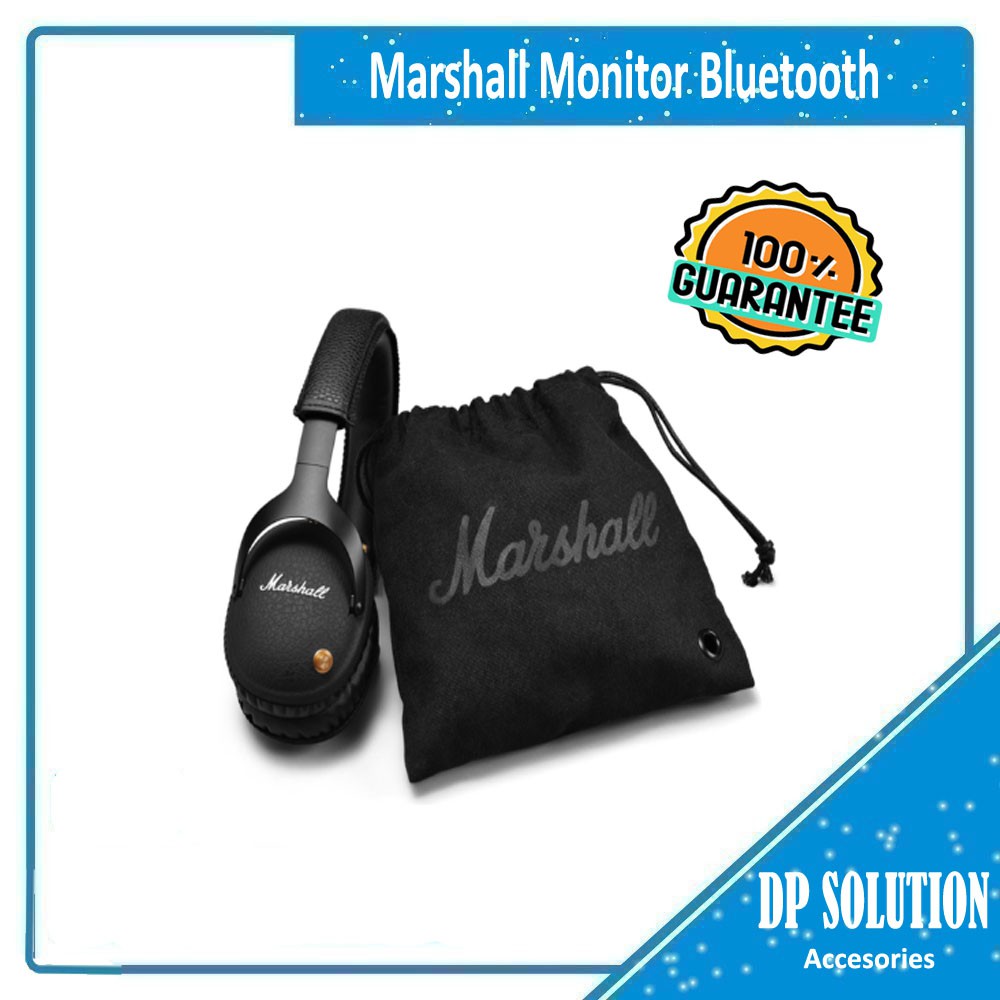 Headset Marshall Monitor Wireless Bluetooth Headphone