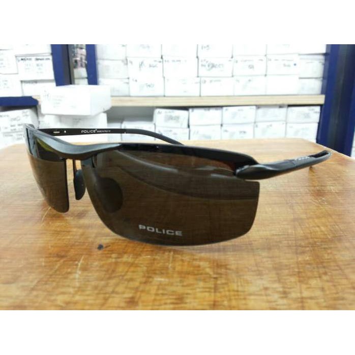 Kacamata Police S1830 Full Black Polarized Lens