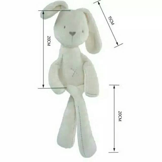 Boneka kelinci mamas papas putih polos