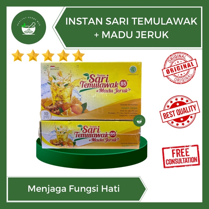 

Instan Sari Temulawak Madu Jeruk Teh Kesehatan Fungsi Hati