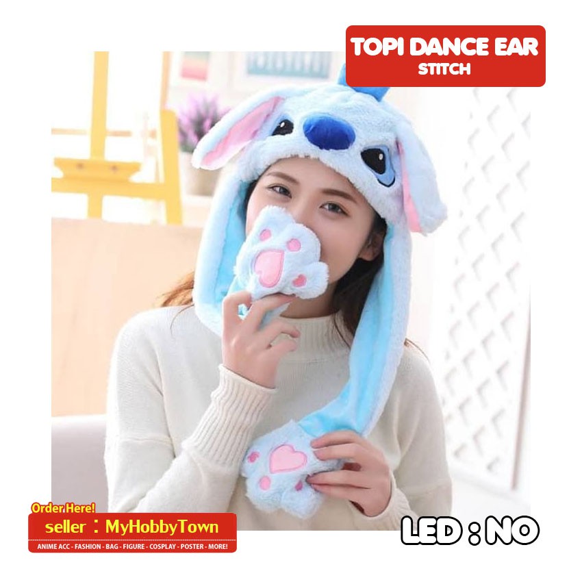 Topi Lilo and Stitch Moving Ear Korea