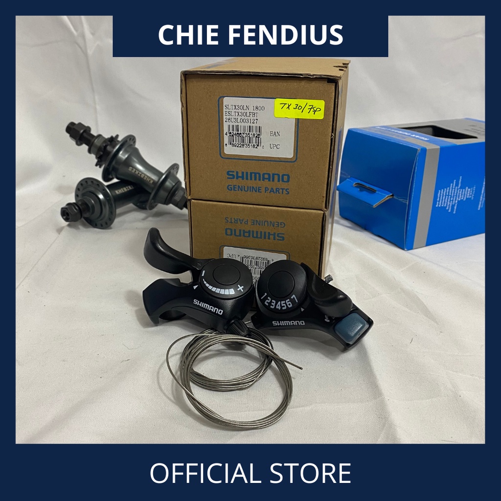 SHIFTER MTB 7 SPEED SHIMANO TX30 3X7 SPEED MTB SEPEDA LIPAT WITH BOX