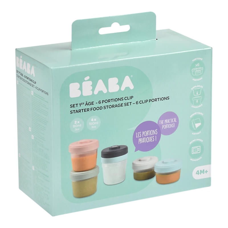 BEABA STARTER FOOD STORAGE SET 6