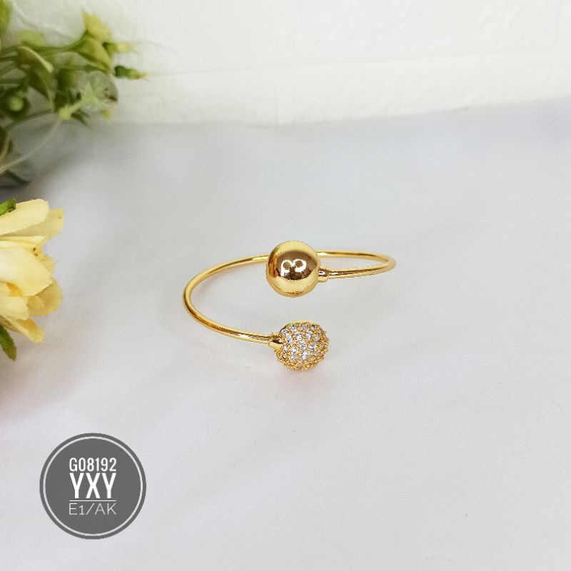 Gelang Anak Yaxiya Bola Zircon Kilau G06100