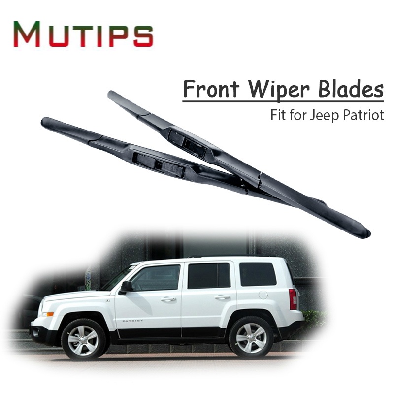 1 Set Karet Wiper Depan Mobil Untuk Jeep Patriot MK74 2016 2015-2007