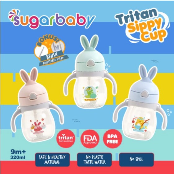 Sugar Baby Tritan Sippy Cup 270ml Botol Minum Cangkir Gelas Anak