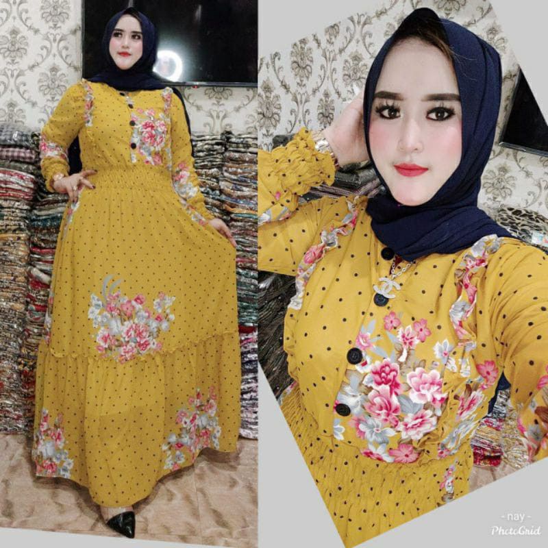gamis ceruty model cantik