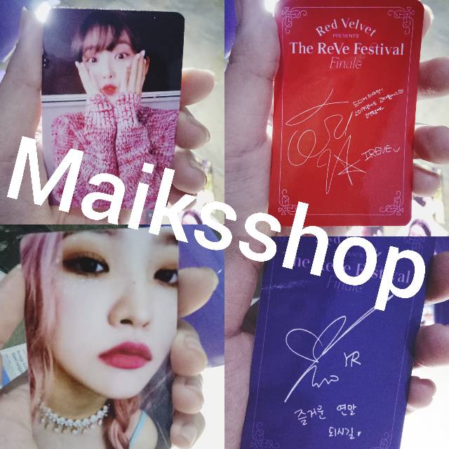 Red Velvet Reve Festival Finale Photocard Kpop