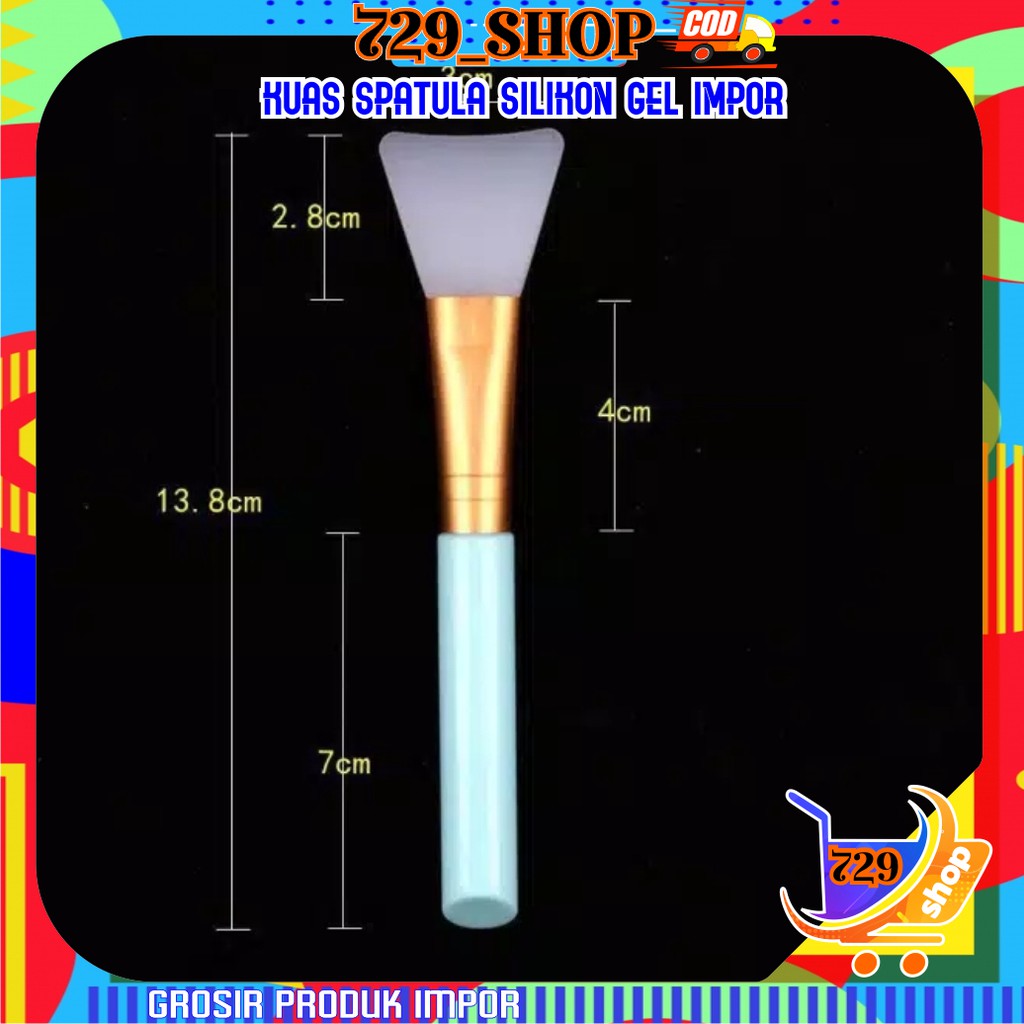 Spatula SIlikon Kuas Maske  Wajah Korean Style Impor Premium Best Seller