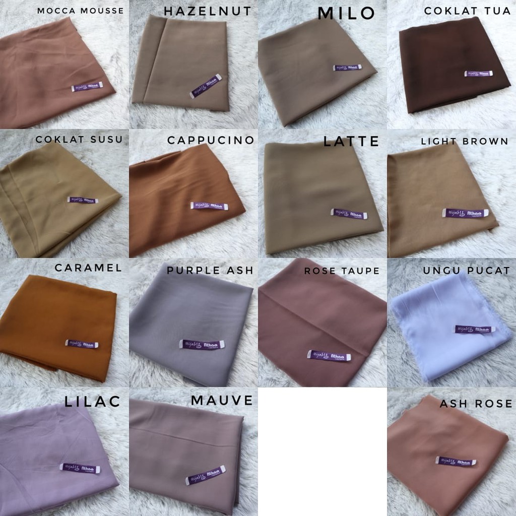 Jilbab Segiempat Wolfis / Khimar segi empat Wolfis Polos 120 x 120-3