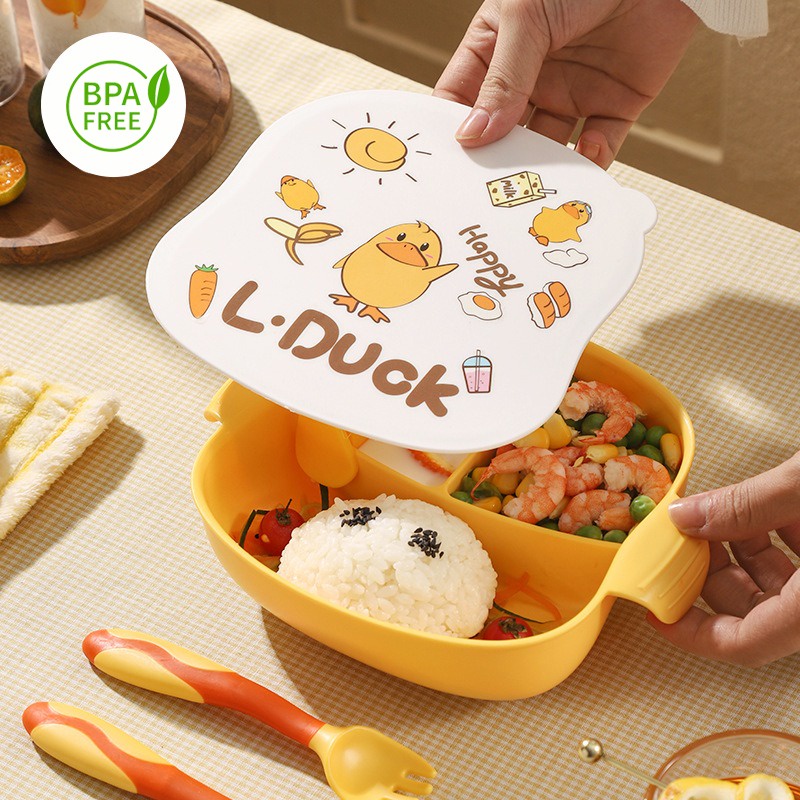 DH Piring  Makan Bayi 7in1 / Kotak Makan Bayi set Tempat Makan Lucu Anak